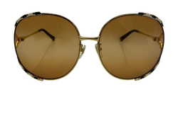 Gucci Gafas Sol Graduadas,  Acetato, Marron, Case, 3*1